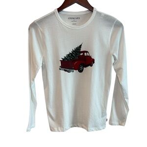Crewcuts Truck And Tree White/Santa Chimney Pocket Boy's T-Shirt Bundle L(10-11)